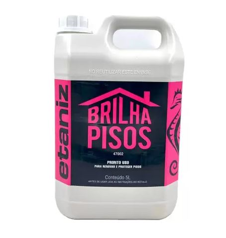 CERA IMPERMEABILIZANTE BRILHA PISOS 5L RENDE 80M2 - ETANIZ